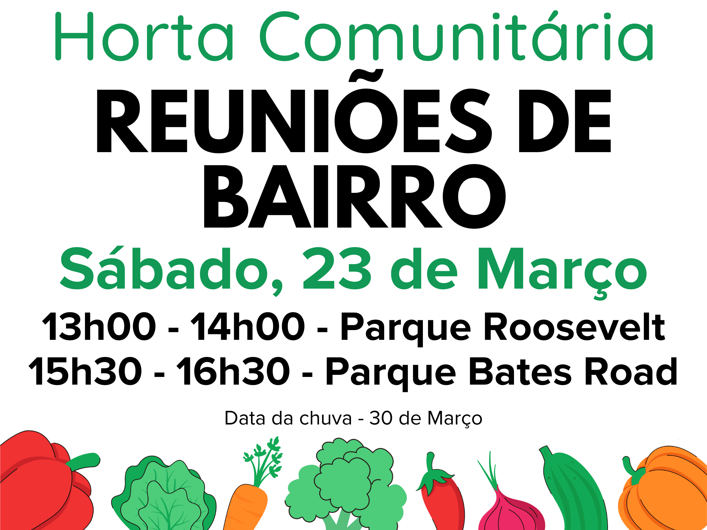 Portuguese community gardens meeting March 23 2024