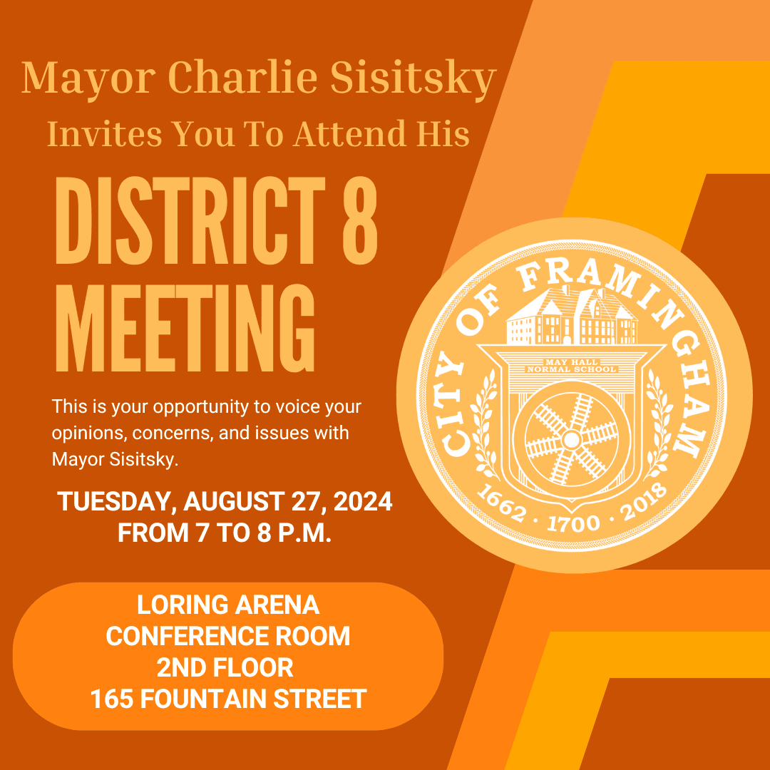 District 8 meeting - Tuesday, August 27 2024