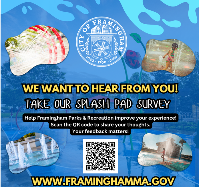 Splash Pad Survey - English with QR code 2025