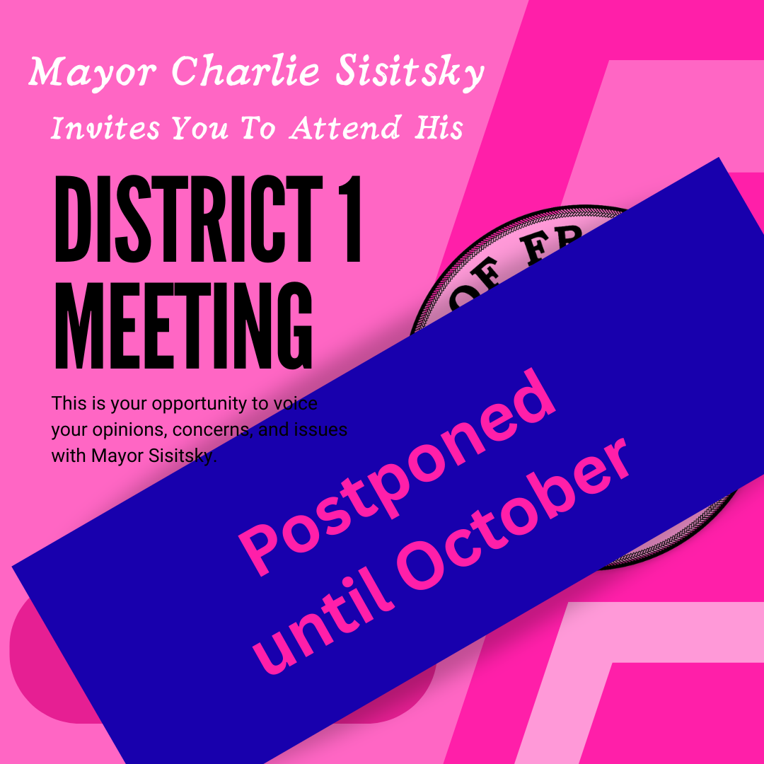 District 1 September 2025 postponed