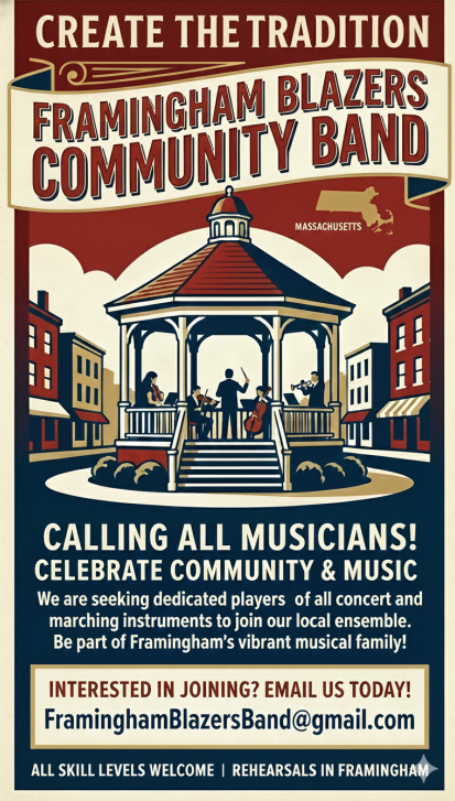 Join the Framingham Blazers Band