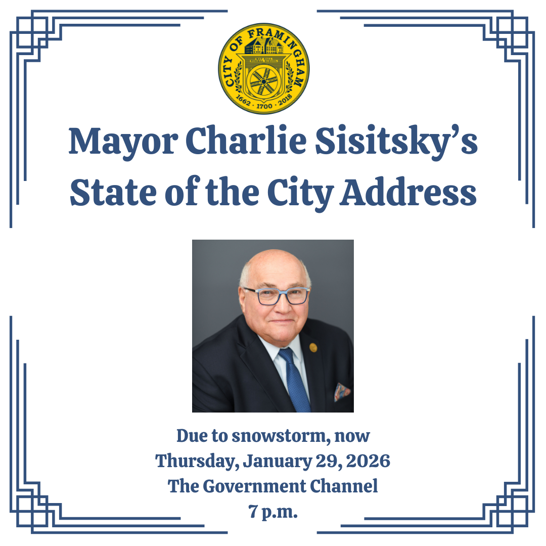 2026 State of the City address now January 29, 2026 with photo of Mayor Sisitsky