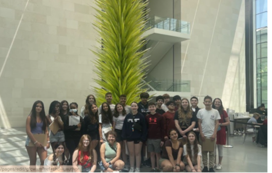 Walsh Middle School Field Trip to the Museum of Fine Arts
